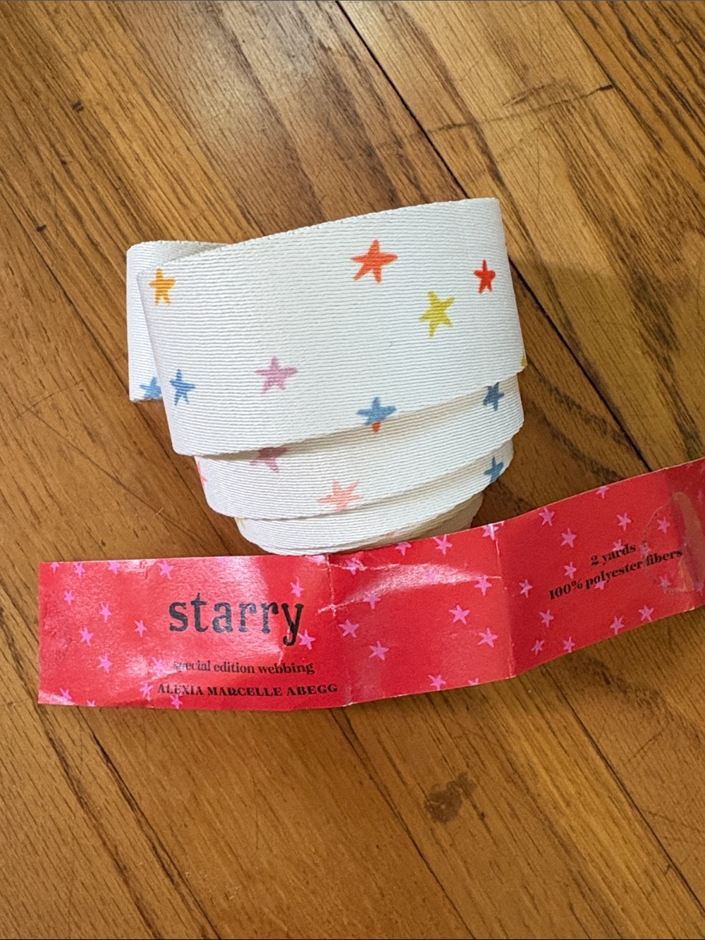 2 yards starry webbing